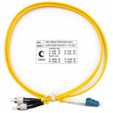 Шнур оптический duplex LC-FC 9/125 SM 1 м LSZH Cabeus FOP(d)-9-LC-FC-1M
