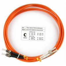 Шнур оптический duplex LC-ST 62,5/125 mm 3м LSZH Cabeus FOP-62-LC-ST-3m