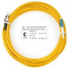 Шнур оптический simplex LC-FC 9/125 sm 10м LSZH Cabeus FOP(s)-9-LC-FC-10m