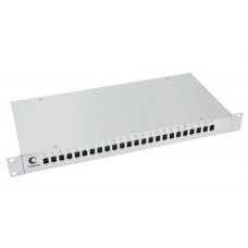 Бокс оптический 19" на 24 SC/LC порта Cabeus FO-19-24-SC
