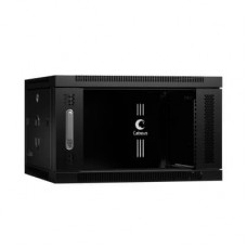 Шкаф настенный 19" 6U Cabeus SH-05F-6U60/45-BK