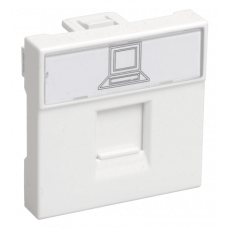 Розетка информационная РКИ-20-00-П RJ-45 UTP кат. 5e IEK CKK-40D-RI2-K01