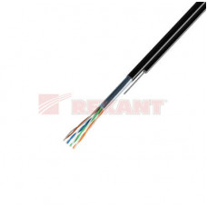 Кабель информационный наружной прокладки, с тросом FTP 4PR 24AWG CAT5e OUTDOOR REXANT 01-0149 (305 м)