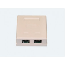 Розетка комбинированная RJ-45 + RJ-11 (25шт/уп) REXANT 03-0120