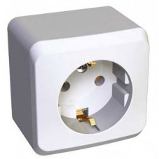 Розетка наружная с заземлением Schneider Electric PA16-003B