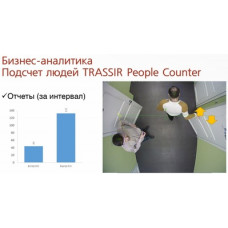 ПО Модуль расчета конверсии торговой точки TRASSIR People Counter (1 канал видео) (2)