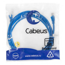 Патч-корд UTP, категория 5е, 3 м, неэкранированный, синий Cabeus PC-UTP-RJ45-Cat.5e-3m-BL