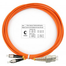 Шнур оптический duplex SC-FC 62,5/125 mm 3м LSZH Cabeus FOP-62-SC-FC-3m