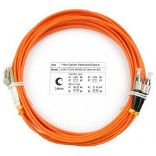 Шнур оптический duplex LC-FC 62,5/125 mm 5м LSZH Cabeus FOP-62-LC-FC-5m