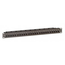 Патч-панель телефонная 19", 1U, CAT3 RJ45, LSA, 25 портов DKC RN3PP251BK