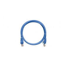 Шнур коммутационный 2хRJ45/8P8C, U/UTP, 4 пары, Кат.5е, LSZH, синий (1м) NIKOMAX NMC-PC4UD55B-010-C-BL