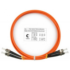 Шнур оптический duplex ST-ST 62,5/125 mm 2м LSZH Cabeus FOP-62-ST-ST-2m