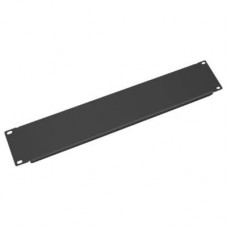 Фальшпанель 19" 2U, цвет черный (RAL 9004) Cabeus SH-J019-2U-BK