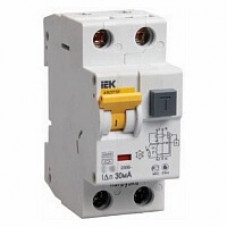 Выключатель дифференциальный IEK АВДТ32 C10 2P 10A 30mA (MAD22-5-010-C-30)