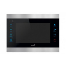 Домофон с ультратонким корпусом и встроенным блоком питания SLINEX SL-07M (Silver+Black)