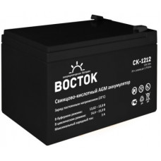 Аккумулятор свинцово-кислотный 12 В - 12 Ач Восток СК-1212