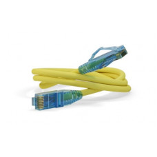 Патч-корд RJ45-RJ45, 4 пары, UTP, кат.6, LSZH (0,5м) Hyperline PC-LPM-UTP-RJ45-RJ45-C6-0.5M-LSZH-YL