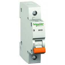 Выключатель автоматический ВА63 1P 20A C 4,5 кА Schneider Electric 11204