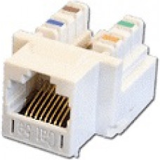 Вставка Keystone RJ-45, категория 5e, желтая LANMASTER (LAN-OK45UTP5E-YL)