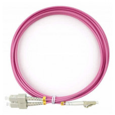 Шнур оптический duplex LC-SC 50/125 mm OM4 3м LSZH Cabeus FOP-50-OM4-LC-SC-3m