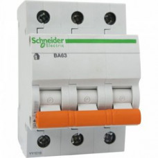 Выключатель автоматический ВА63 3P 20A C 4,5 кА Schneider Electric 11224