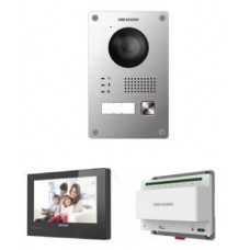 Комплект 2-х проводного видеодомофона Hikvision DS-KIS701