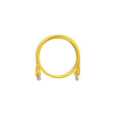 Шнур коммутационный 2хRJ45/8P8C, U/UTP, 4 пары, Кат.5е, LSZH, желтый (0,3м) NIKOMAX NMC-PC4UD55B-003-C-YL