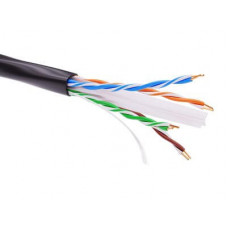 Кабель информационный неэкранированый U/UTP 4х2 CAT6A, PE, черный RN6AUUPE5BK DKC