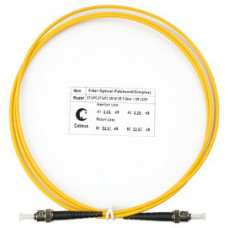 Патч-корд волоконно-оптический SM 9/125 simplex ST-ST LSZH (1,5 м) Cabeus FOP(s)-9-ST-ST-1,5m