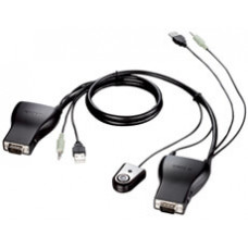 KVM-переключатель 2-портовый D-Link KVM-221/RU