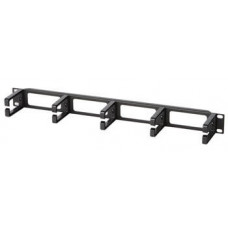 Организатор кабельный с пластиковыми кольцами, 19" Hyperline CM-1U-PL