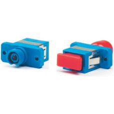 Адаптер проходной FC/UPC-SC/UPC, SM Hyperline FA-P11Z-FC/SC-N/RD-BL