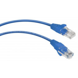 Патч-корд UTP, категория 5e, 0.15 м, неэкранированный, синий Cabeus PC-UTP-RJ45-Cat.5e-0.15m-BL