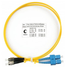 Шнур оптический duplex SC-FC 9/125 sm 1м LSZH Cabeus FOP(d)-9-SC-FC-1m