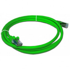 Патч-корд RJ45 - RJ45, 4 пары, FTP, категория 6A, 1.5 м, зеленый, LSZH LANMASTER LAN-PC45/S6A-1.5-GN