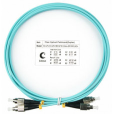Шнур оптический duplex FC-FC 50/125 mm OM3 15м LSZH Cabeus FOP-50-FC-FC-15m