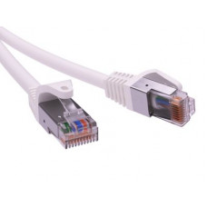 Патч-корд экранированный CAT5E F/UTP 4х2, LSZH, белый, 10м DKC RN5EFU4500WH