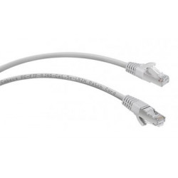 Патч-корд FTP, категория 5е, 1 м, LSZH, экранированный, серый Cabeus PC-FTP-RJ45-Cat.5e-1m-LSZH