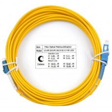Шнур оптический duplex LC-SC 9/125 sm 7м LSZH Cabeus FOP(d)-9-LC-SC-7m
