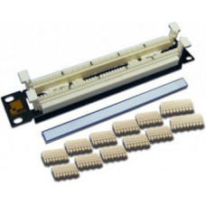 Панель кроссовая 110 типа, 50 пар, 10", 1U, LANMASTER LAN-RS110-50FT/10