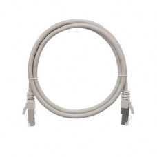 Шнур коммутационный 2хRJ45/8P8C F/UTP кат.5е (NMC-PC4SD55B-030-GY) NIKOMAX (3 м)