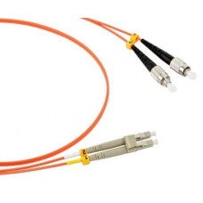 Патч-корд оптический LSZH, дуплексный, LC/PC-FC/PC, MM 50/125, 1.0м LANMASTER LAN-2LC-2FC/OM2-1.0