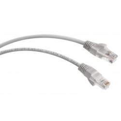 Патч-корд UTP, категория 6a, 10G, неэкранированный, LSZH, 10 м, серый Cabeus PC-UTP-RJ45-Cat.6a-10m-LSZH