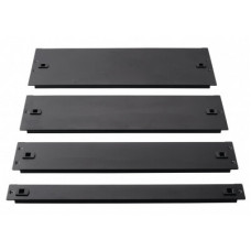 Фальш-панель металлическая 19" 2U, быстросъемная, черная LANMASTER LAN-DC-TLMFP-2U