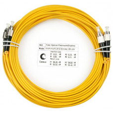 Шнур оптический SM 9/125 duplex FC/FC (10 м) Cabeus FOP(D)-9-FC-FC-10M