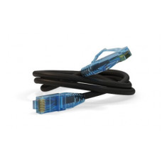 Патч-корд RJ45-RJ45, 4 пары, UTP, кат.6, LSZH (1,5м) Hyperline PC-LPM-UTP-RJ45-RJ45-C6-1.5M-LSZH-BK