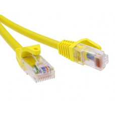 Патч-корд неэкранированный CAT6 U/UTP 4х2, LSZH, желтый, 5м DKC RN6UU4550YL
