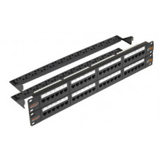 Патч-панель 19", 2U, 48xRJ45 NIKOMAX (NMC-RP48UD2-2U-BK)