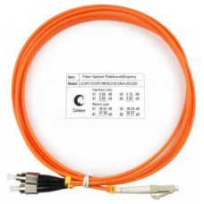 Шнур оптический duplex LC-FC 62,5/125 mm 15м LSZH Cabeus FOP-62-LC-FC-15m