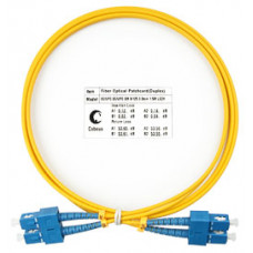 Шнур оптический duplex SC-SC 9/125 sm 15м LSZH Cabeus FOP(d)-9-SC-SC-15m